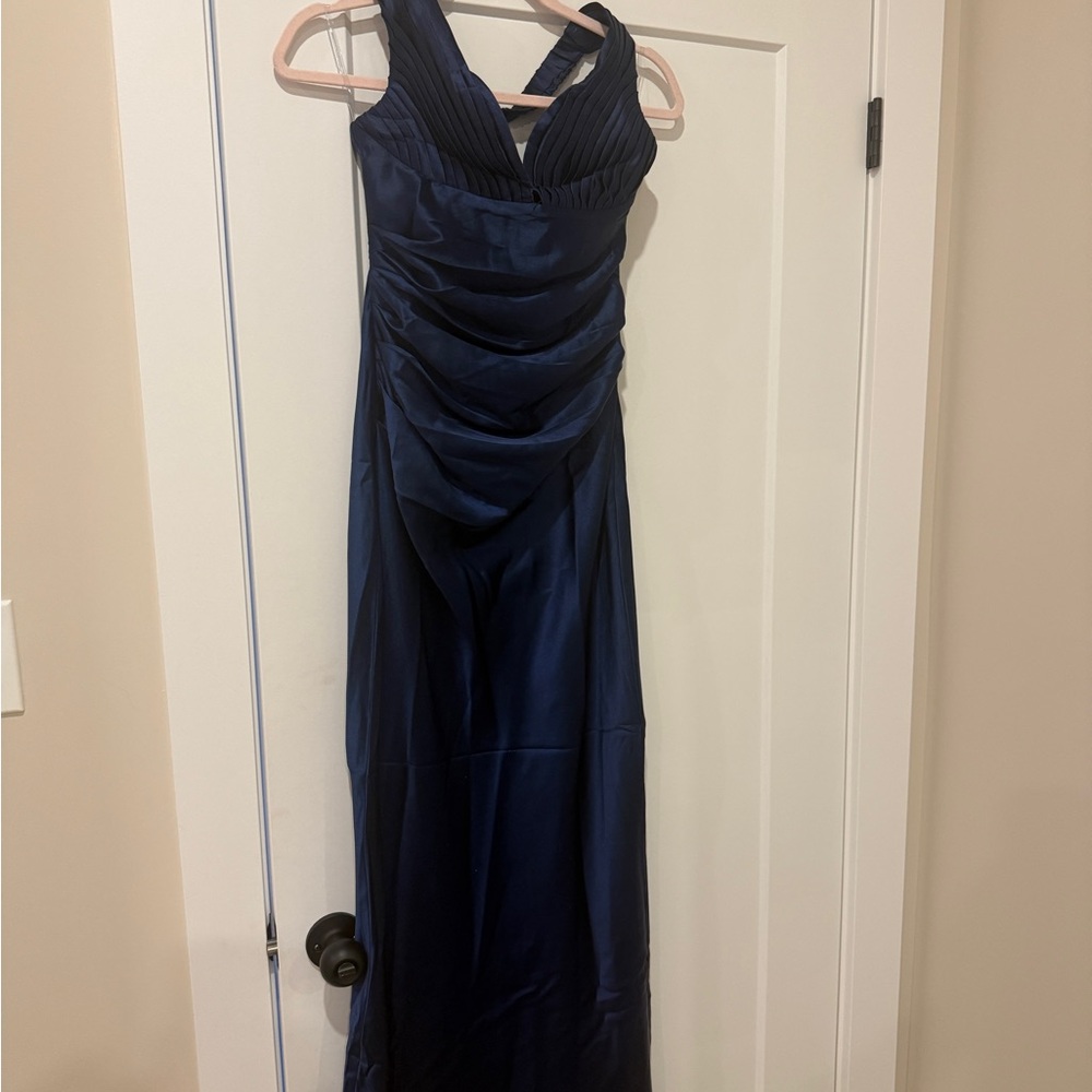 BRAND NEW (never worn) Aurelia Navy Blue Sleeveless Maxi Dress